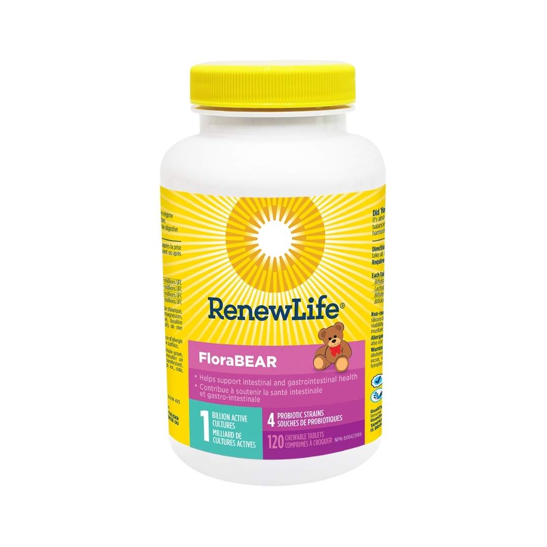 Renew Life FloraBEAR Chewable Tablets - Lifestyle Markets